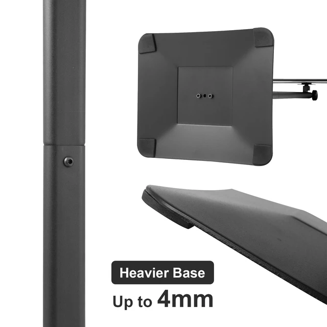 Alt view image 7 of 7 - Heavy Duty Pedestal Sign holder floor Stand,sign stand poster stand,Acrylic Frame Standing Floor for 11 x 17 inch,Black (black, acrylic frame 11-x-17-inch)