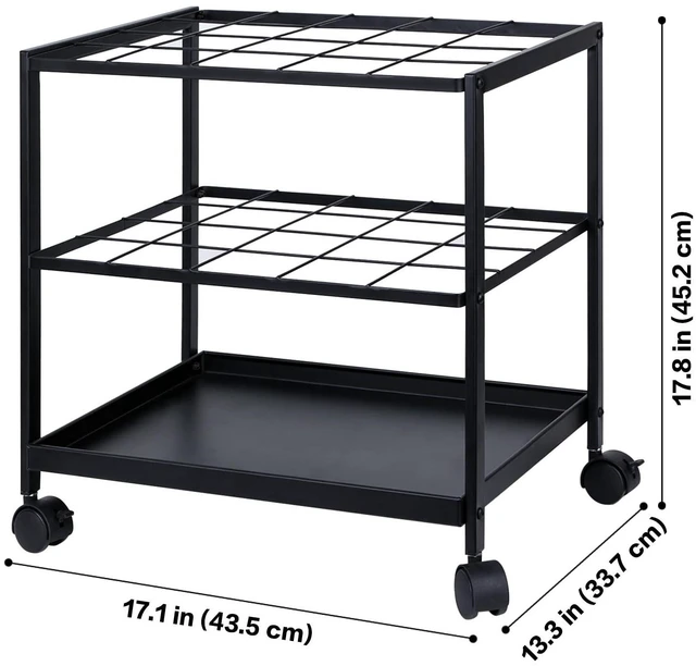 Alt view image 6 of 6 - Blueprint Storage Rack Cart - 20 Slots Metal Blueprint Holder with Double-Layer Grids Ensures Secure, Non-Slip Storage, Organizing Posters, Architectural Plans, and Artwork Stably. (20 Slots)