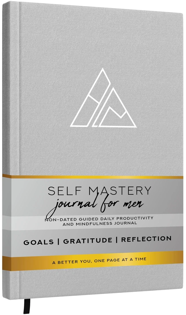 Main image of Self-Mastery Journal for Men - Daily Productivity Journal for Happiness, Gratitude Journal, Mindfulness, Self Care & Reflection Goal Journal, Guided Journal for Men & Women Inspirational Journal