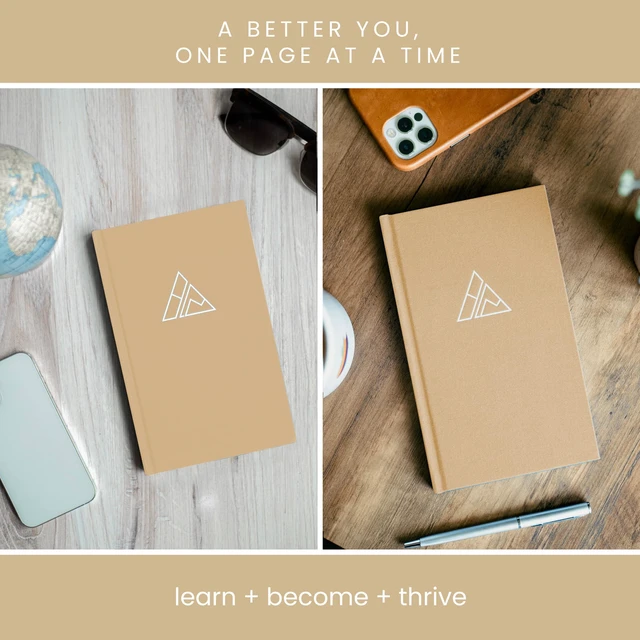 Alt view image 4 of 7 - Self-Mastery Journal for Men - Gratitude Journal 5 Minute Journals - Reflection Manifestation Journal for Mindfulness Goal/Guided Gratitude Journel for Women & Men (Khaki)