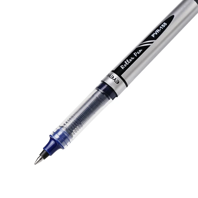 Alt view image 6 of 7 - Blue Rollerball Pens 0.7mm, 25 Pack Liquid Ink Roller Ball Pen Medium Point Quick Dry, Blue Ink Pens Fine Point Smooth Writing Pen for Journaling, Note Taking, Office, School Supplies
