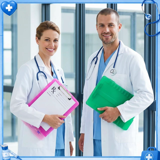 Alt view image 7 of 7 - 6 Pcs Clipboard with Storage Heavy Duty 8.5 X 11,Candy Color Storage Clip board Bulk, Plastic Nursing Folder with Pen Holder, A11 Medical Organizer,for Teacher Office, Organization