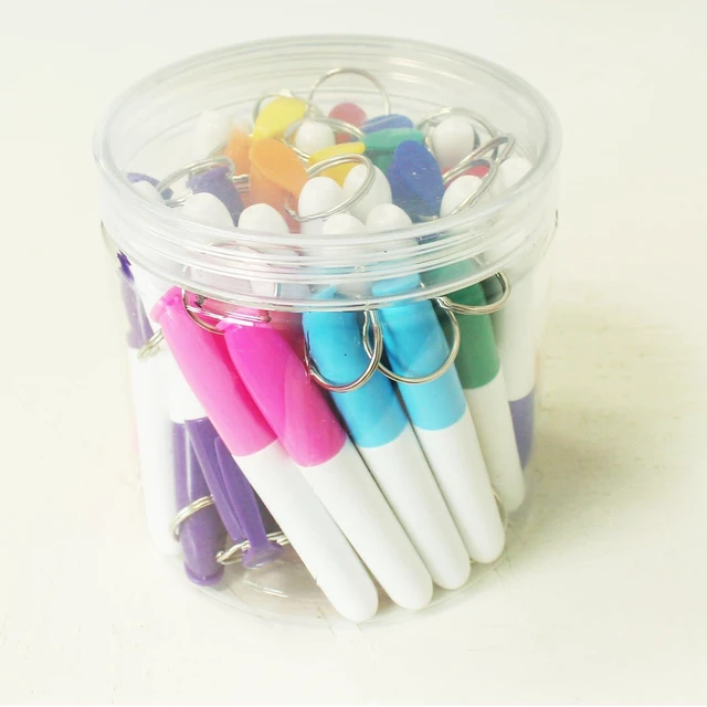 Alt view image 2 of 5 - 36-Pcs Mini Dry Erase Markers with Key Ring Whiteboard Markers, Marker Pens 3.5''