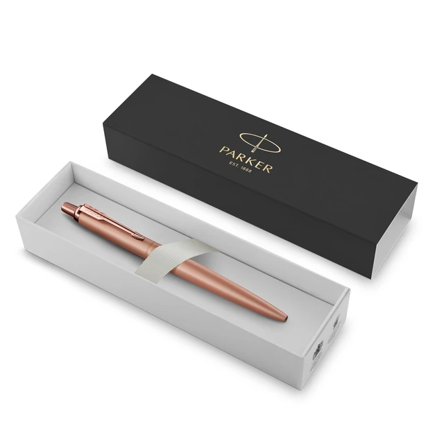 Alt view image 6 of 7 - Jotter XL Ballpoint Pen | Monochrome Matte Rose Gold | Medium Point | Blue Ink | Gift Box
