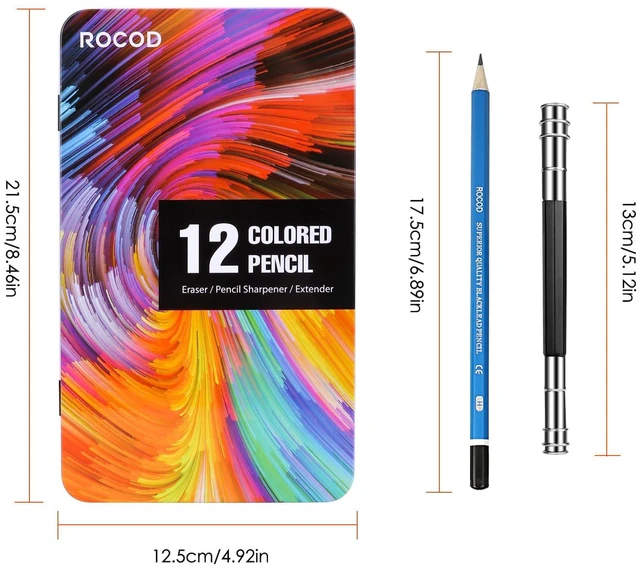 Alt view image 2 of 7 - Profession Sketch Pencils & Colored Pencils for Adults Drawing Pencils Set