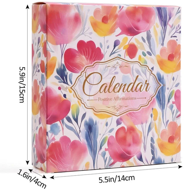 Alt view image 5 of 7 - Bright Every Day Daily Flip Calendar with Inspirational Quotes - Motivational Perpetual Recycle Calendar Desk Office Home Decor for Women, Gifts Desk Accessories for Girls Positive Affirmations