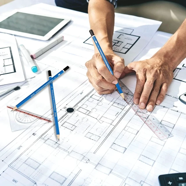 Alt view image 6 of 7 - Profession Sketch Pencils & Colored Pencils for Adults Drawing Pencils Set