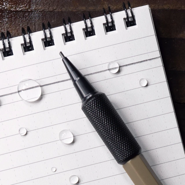 Alt view image 2 of 7 - Weatherproof Mechanical Pencil, Flat Dark Earth Barrel, 1.3mm Black Lead (No. FDE13)