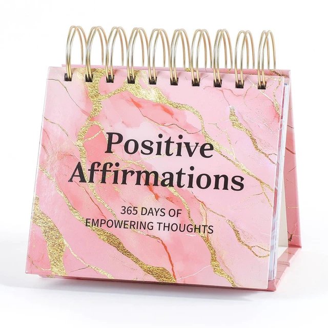 Alt view image 5 of 5 - Daily Flip Calendar with Inspirational Quotes - Motivational Perpetual Calendar Desk Office Home Decor for Women, Gifts Desk Accessories for Girls Positive Affirmations