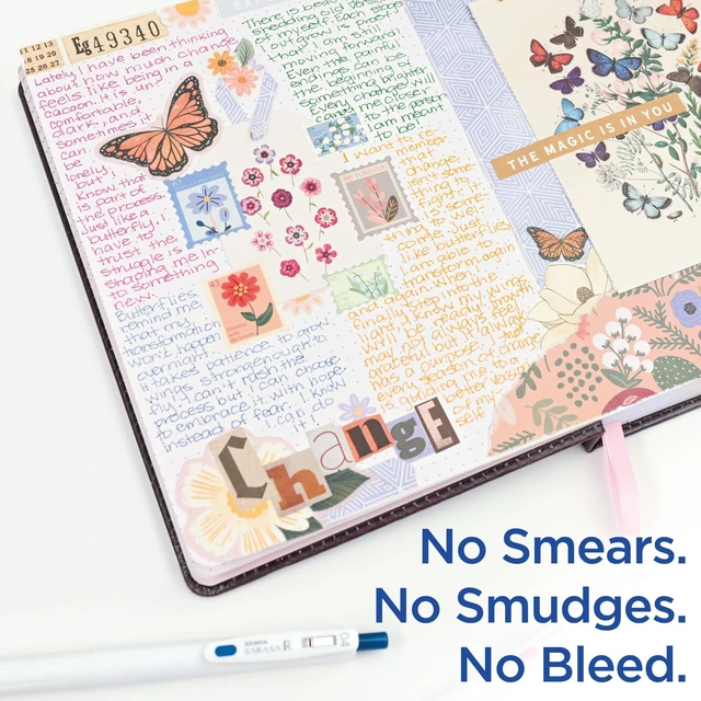Alt view image 5 of 7 - SARASA R Vivid Gel Retractable Pen, Assorted Ink, 0.4mm, 7-Pack Made in Japan, Quick-Drying Smear-Free Ink, Create Deep, Saturated Colors and Smooth Gel Lines, Fine Point Tip (47807)