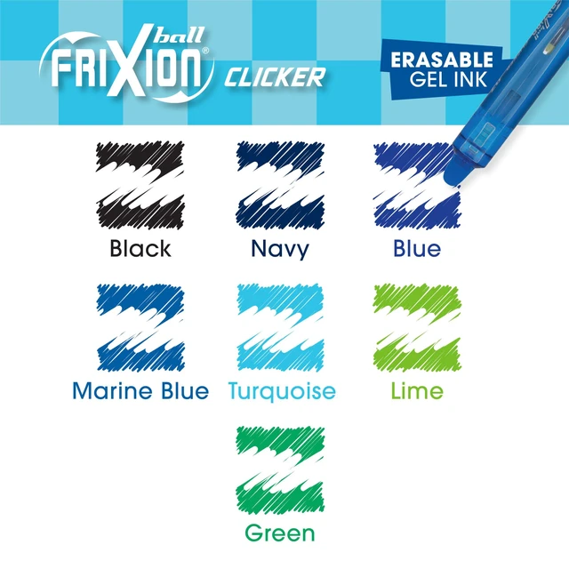 Alt view image 5 of 7 - 7 Pack, Fine Point 0.7 mm, Assorted Blue/Green Inks