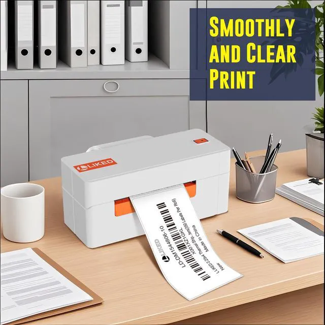 Alt view image 6 of 7 - 2.25" x 4" Direct Thermal Labels, 4200 Shipping Postage Labels 12 Rolls, 350 Labels/Roll, BPA Free, Strong Adhesive, Block Old Information, Perforated, Compatible with Most Printers