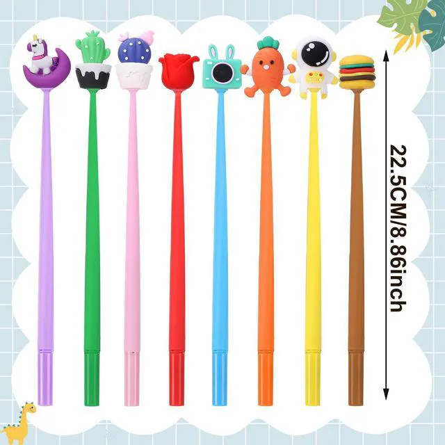 Alt view image 2 of 7 - 60 PCS Fun Pens for Kids, Cute Pen Prizes for Kids Stress Relief Classroom Prizes Gifts 8th Grade Graduation Gifts for Students Birthday Party Favors Goodie Stuffers