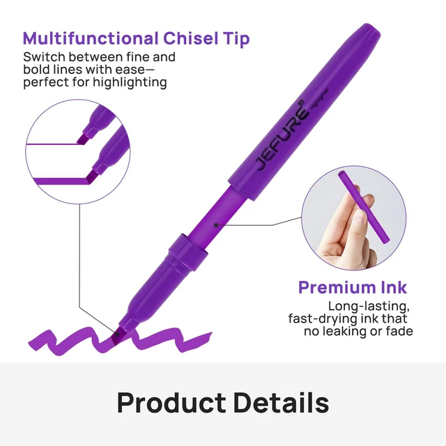 Alt view image 3 of 7 - 138 Pcs Highlighters, Chisel Tip, Assorted Colors, Quick Dry, Bulk Bible Highlighters for Studying, Note-Taking, School, College, Office, Teacher & Student Supplies