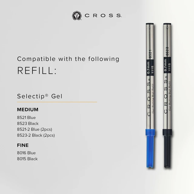 Alt view image 7 of 7 - Edge Matte Blue Lacquer Gel Rollerball Pen, Medium Point, Black Ink Elegant Accessory for Smooth Writing, Capless Slide-Open and Snap-Shut Design, Ergonomic Shape, Comfortable Grip, Gift-Ready