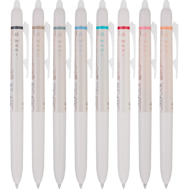 Alt view image 6 of 6 - FriXion Waai Erasable Gel Pens, 8-Pack Pouch, Assorted Colors