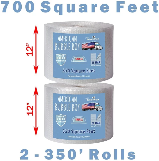 Alt view image 2 of 2 - Official Sealed Air Bubble Wrap - (700' Small Bubble Wrap)