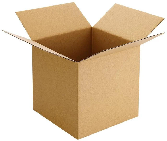 Main image of Small Shipping Boxes 6x6x6 for Shipping, Balls, Brown Boxes 10 Pack Easy Assemble 6x6x6 Boxes, Easy Fold Boxes for Packaging Moving, Recyclable Corrugated Cardboard Boxes for Small Business