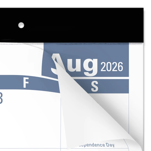 Alt view image 6 of 7 - Desk Calendar 2026-2027 Planning Pad, Academic 12-Month July-June, Monthly, 21-3/4" x 17" Standard, Easy-to-Read, Unruled Daily Blocks (SKLPAY32)