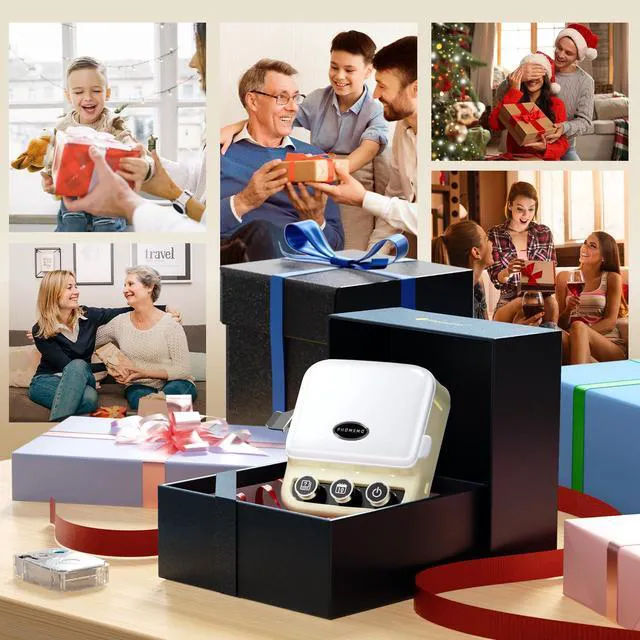 Alt view image 7 of 7 - Ribbon Printer, P15 Mini Bluetooth Portable Label Maker Machine Custom Text & Icon Ribbons For Gift Wrapping, Cloth Tags, DIY Crafts, Wedding Bouquets, Lightweight Wireless Vintage Design