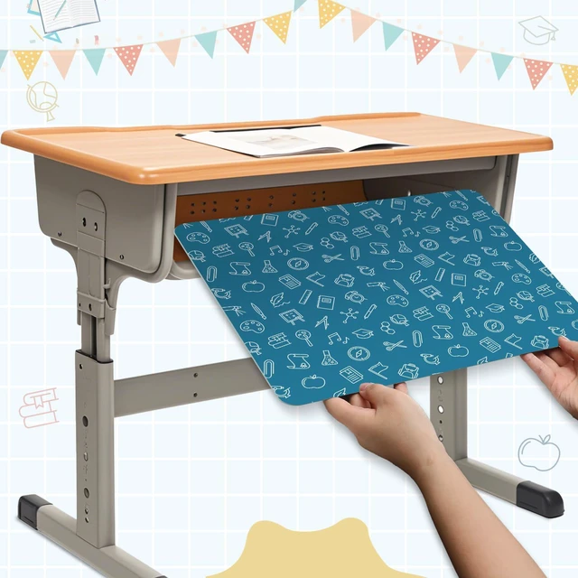 Alt view image 5 of 7 - 12 Pack Privacy Shields for Student Colorful Motivational Desk Dividers Durable Privacy Folders Testing Divider Shield Study Board Panel Partition for Classroom Teacher Back to School Supplies