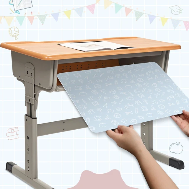 Alt view image 5 of 7 - 12 Pack Privacy Shields for Student in 12 Pastel Colors Desk Dividers Durable Privacy Folders Testing Dividers Shield Study Boards Panel Partition for Classroom Teacher Back to School Supplies