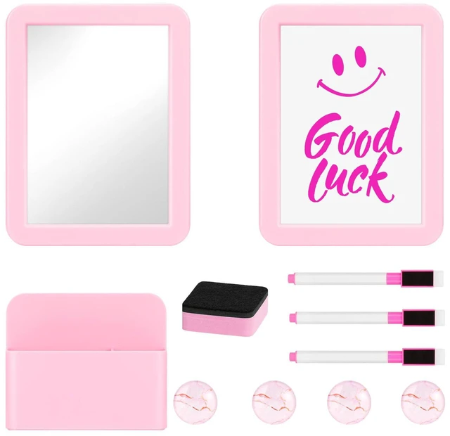 Main image of Locker Accessories for Girls, School Supplies Lockers Decor locker decor accessories Includes magnetic mirror and whiteboard, 4 magnets, 3 markers, an eraser and a magnetic pen holder