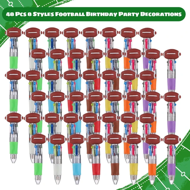 Alt view image 2 of 7 - 48 Pcs Football Pens, Fun Multicolor Pens Gifts for Football Game Pens for kids, 4-in-1 Fun Pen, Prize Gifts for classroom, Birthday Party Favors