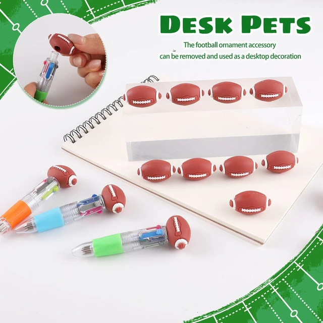 Alt view image 5 of 7 - 48 Pcs Football Pens, Fun Multicolor Pens Gifts for Football Game Pens for kids, 4-in-1 Fun Pen, Prize Gifts for classroom, Birthday Party Favors