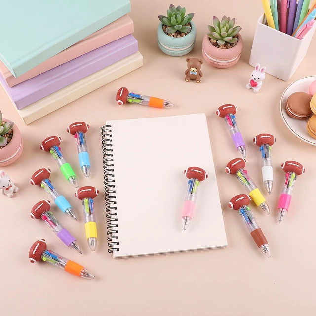 Alt view image 6 of 7 - 48 Pcs Football Pens, Fun Multicolor Pens Gifts for Football Game Pens for kids, 4-in-1 Fun Pen, Prize Gifts for classroom, Birthday Party Favors