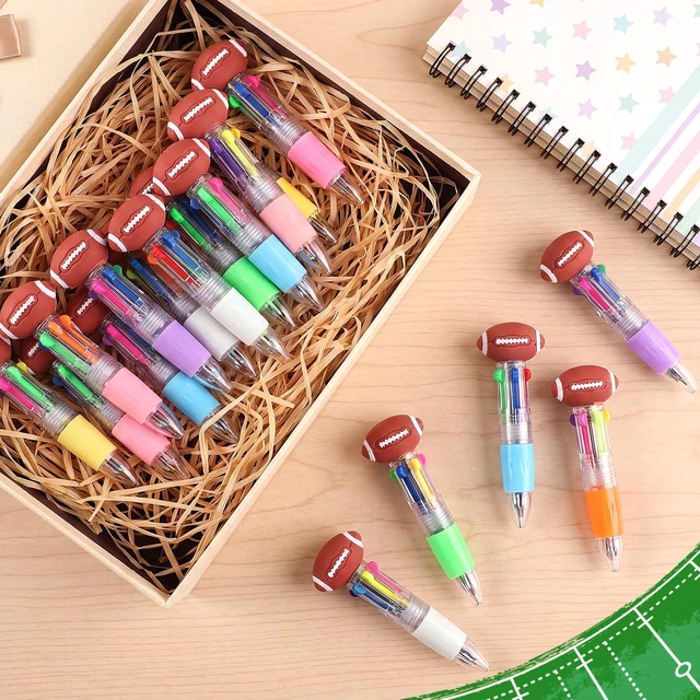 Alt view image 7 of 7 - 48 Pcs Football Pens, Fun Multicolor Pens Gifts for Football Game Pens for kids, 4-in-1 Fun Pen, Prize Gifts for classroom, Birthday Party Favors