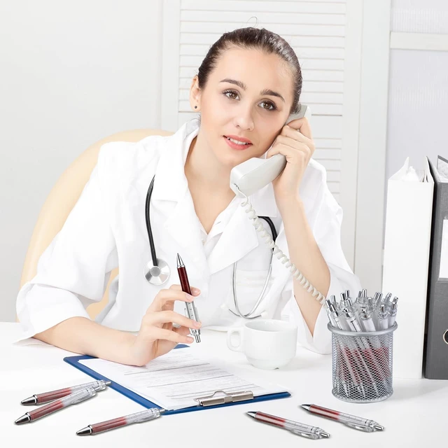 Alt view image 5 of 7 - 24 Pcs Syringe Medical Pens Nurse Gifts Halloween Ballpoint Bulk Novelty Fun Syringe Ballpoint Pens Gifts for Nurse Medical Assistants Doctor Pharmacy Pretend Halloween Party Favors