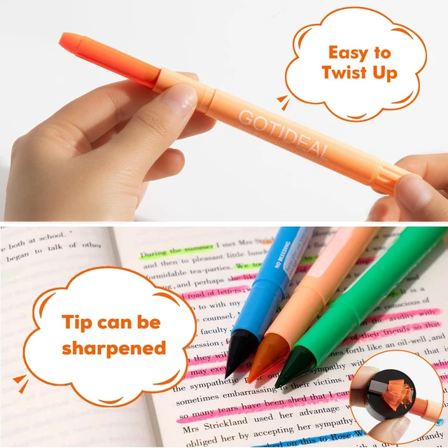 Alt view image 5 of 7 - Bible Highlighters, 36 Pack Assorted Colors Gel Highlighters Pens Set, Wax Bible Markers for Study Journaling School Book Supplies