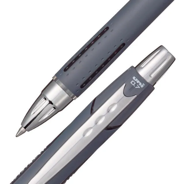 Alt view image 5 of 7 - Jetstream RT Ballpoint Pen, Fine Point (0.7mm), Indigo Barrel, Black Ink, 6 Pens