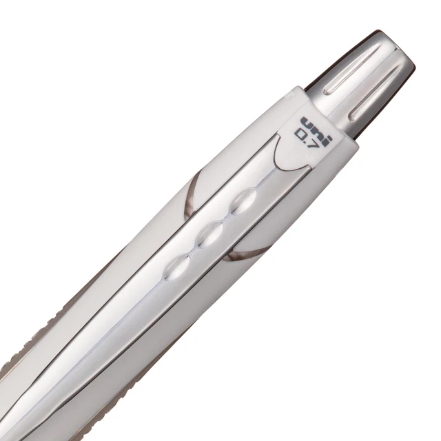 Alt view image 7 of 7 - Jetstream RT Ballpoint Pen, Fine Point (0.7mm), Shell White Barrel, Black Ink, 6 Pens
