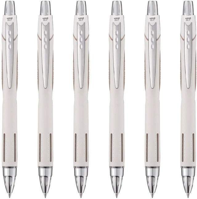 Main image of Jetstream RT Ballpoint Pen, Fine Point (0.7mm), Linen Barrel, Black Ink, 6 Pens