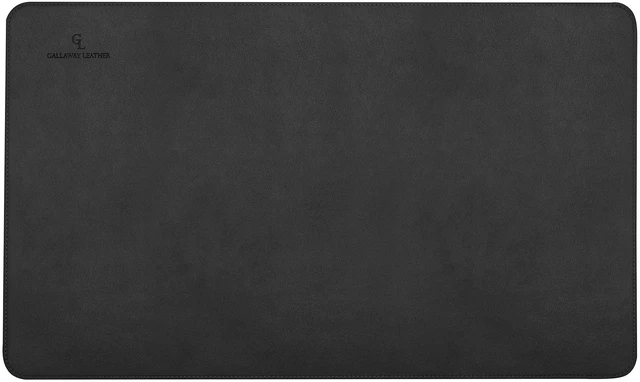 Alt view image 4 of 7 - Desk Mat,Desk Writing Pad - Office Desk Pad, Medium 24" x 14" Black, Desk Mats on Top of Desks, Gift Ready Elegant Computer Desk Mat Desk Cover Desk Pad Protector PU Leather