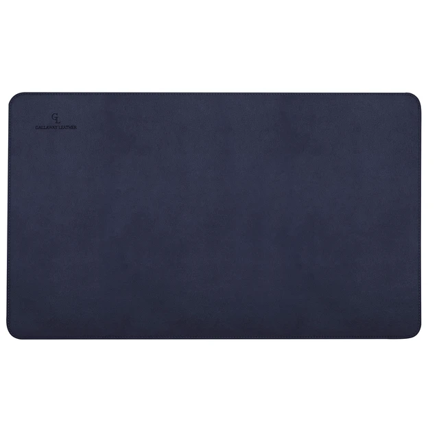 Alt view image 4 of 7 - Desk Mat - Office Writing Desk Pad, Medium 24" x 14" Navy Blue, Gift Ready Elegant Computer Desk Cover Protector
