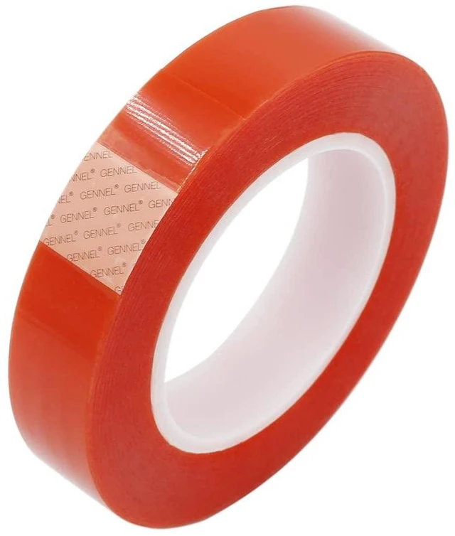 Alt view image 2 of 6 - 25mm x 25M (1" x 82ft) Clear Double Sided Strong Adhesive Tape Transparent Acrylic Tape (Thickness: 0.2mm), Mounting Tape for Crafts Arts Mobile Phone Laptop Camera LCD Screen Repair