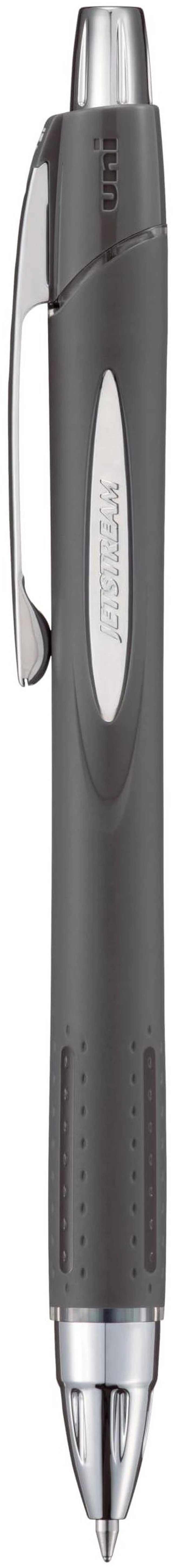 Alt view image 4 of 7 - Jetstream RT Ballpoint Pen, Fine Point (0.7mm), Off Black Barrel, Black Ink, 6 Pens