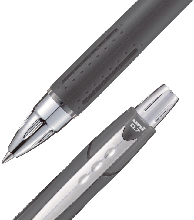 Alt view image 5 of 7 - Jetstream RT Ballpoint Pen, Fine Point (0.7mm), Off Black Barrel, Black Ink, 6 Pens