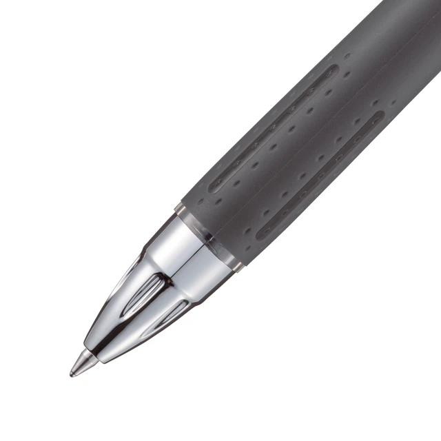 Alt view image 6 of 7 - Jetstream RT Ballpoint Pen, Fine Point (0.7mm), Off Black Barrel, Black Ink, 6 Pens