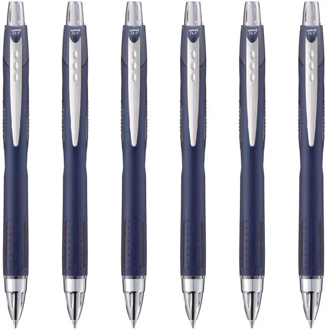 Main image of Jetstream RT Ballpoint Pen, Fine Point (0.7mm), Coastal Barrel, Black Ink, 6 Pens
