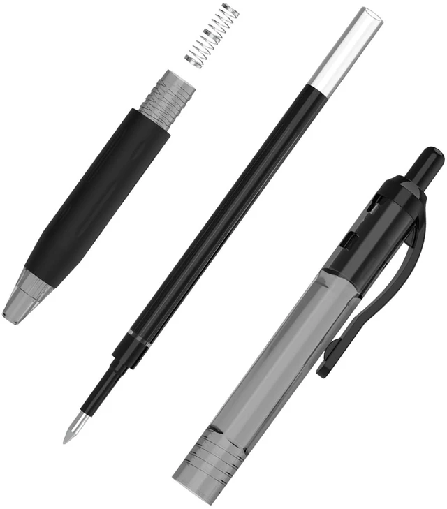 Alt view image 4 of 6 - G-103 Retractable Gel Pens Black 0.7mm, 50 Pack Medium Point Gel Ink Pens Quick Drying, 0.7 mm Fine Piont Ballpoint Pen Smooth Writing for Office School Supplies