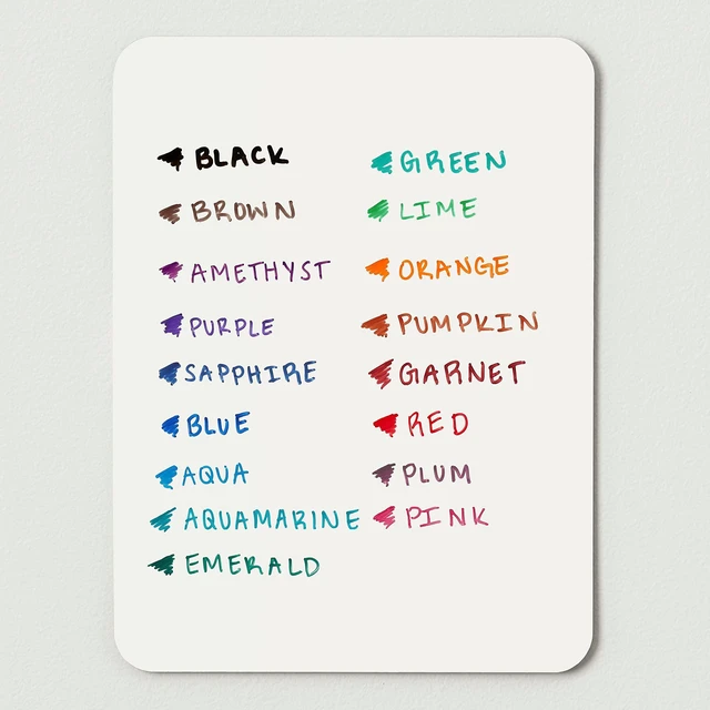 Alt view image 5 of 6 - Dry Erase Marker, Fine Tip, Black Ink, 8/Pack