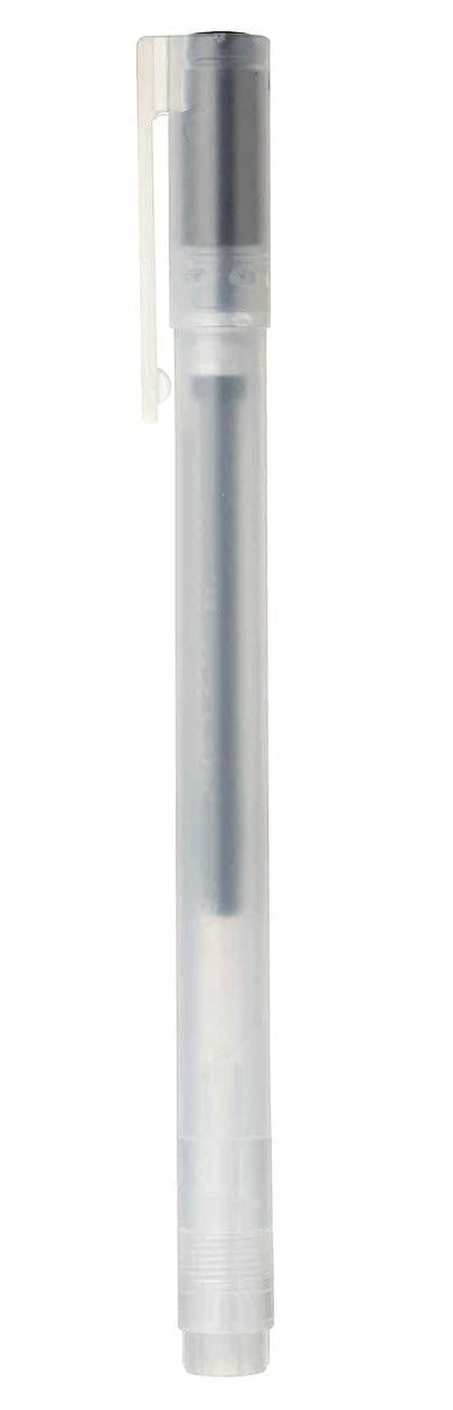 Alt view image 2 of 3 - Gel Ink Ballpoint Pen Cap Type 10-Pieces Set, 0.38 mm Nib Size, Black