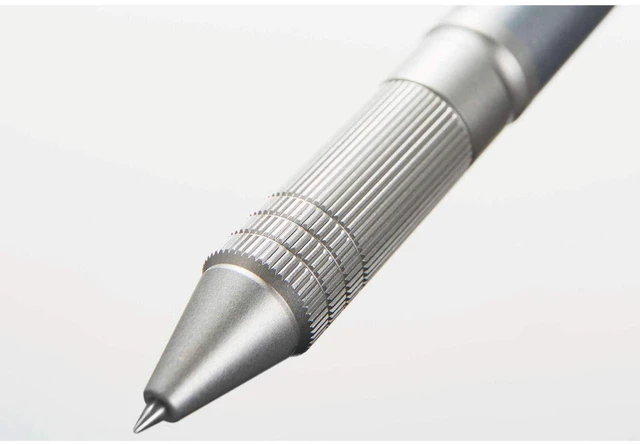 Alt view image 2 of 7 - uni Jetstream 4&1 Metal Edition, 0.5mm Ballpoint Pen (Black, Red, Blue, Green) and 0.5mm Mechanical Pencil, Gun Metallic (MSXE52000A05.43)