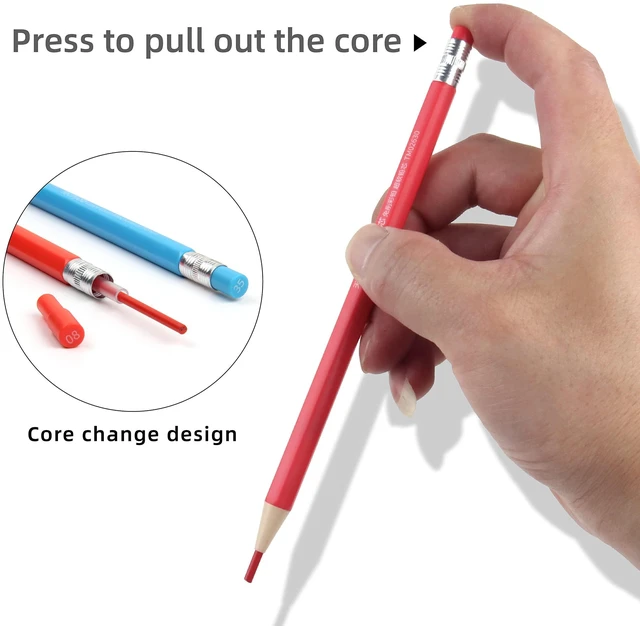 Alt view image 7 of 7 - Mechanical Colored Pencils 2.6mm 36PCS, Colored Pencils for Adults Colored Mechanical Pencil for Coloring and Drawing, Aesthetic Colored Pencils with Sharpener and Portable Case