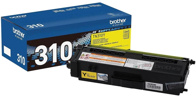 Alt view image 7 of 7 - Genuine TN310Y Color Laser Yellow Toner Cartridge