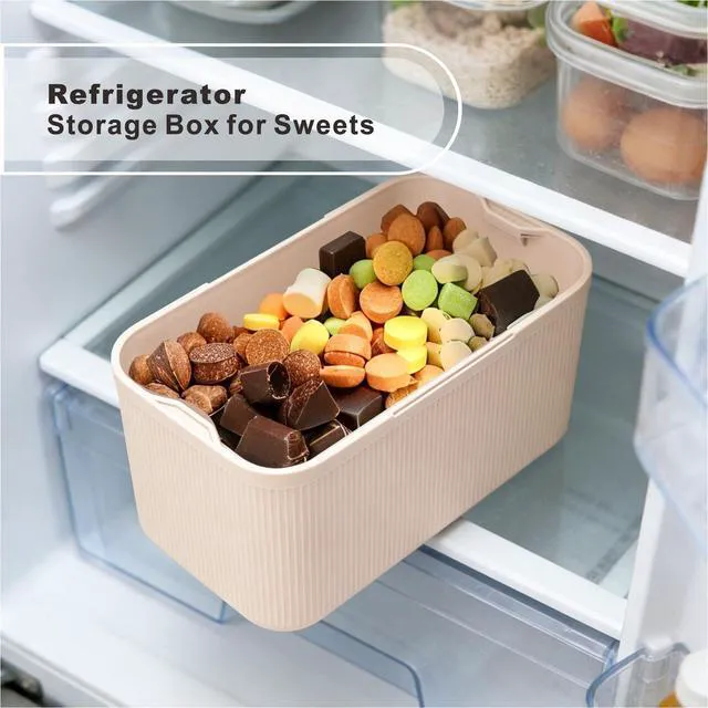 Alt view image 5 of 7 - Lockable Storage Box,Medicine Lock Box Travel Case,Refrigerator Bin Container for Food,Medicines,Snacks,Locking Mobile Cell Phone Device Jail,Lockbox for Office,Home,School,Father Gift (Cream Plus)